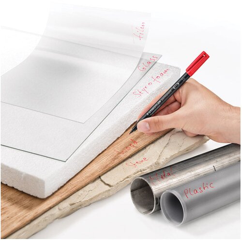  permanentni 0,4mm reciklirani Lumocolor Staedtler 313-9 crni Slike