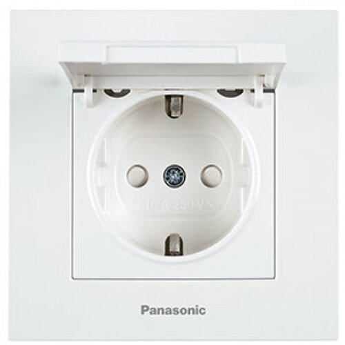 Panasonic Priključnica bela &scaron;uho sa poklopcem II +DZ vijčana 16A 250V WKTC0210-2WH EU4 Karre Plus Cene