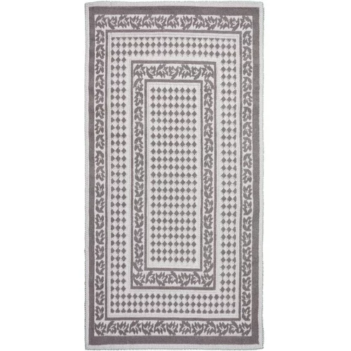 Vitaus sivo-bež pamučni tepih Olvia, 60 x 90 cm