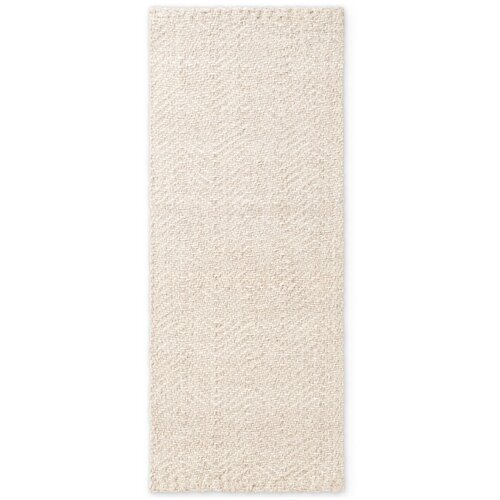 Elle Decoration Krem/boje slonovače ručno rađena staza od mje&amp;scaron;avine vune 80x200 cm Majoli &amp;ndash; Slike