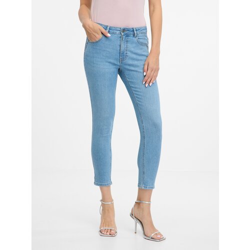 Orsay Light blue women's skinny fit jeans - Women Cene