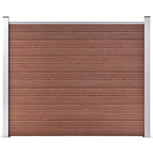 PANEL za ogradu WPC 180 x 146 cm smeđi Cijene