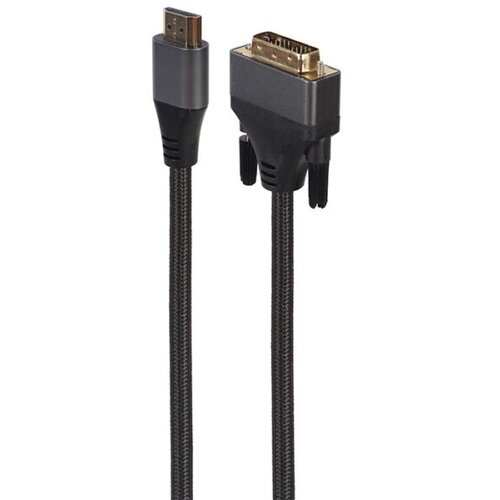  HDMI kabl, HDMI to DVI cable, &amp;ldquo;Premium Series&amp;rdquo;, 1.8 m,, GEMBIRD CC-HDMI-DVI-4K-6 Slike