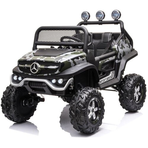  Licencirani auto na akumulator Mercedes Unimog S - moro/army Slike