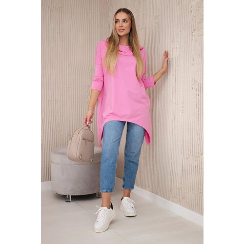 Kesi Sweatshirt with cycling print light pink Cijene