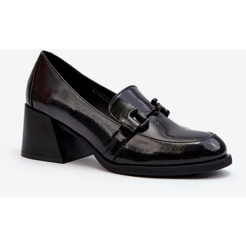 Kesi Black Nireva Patent High Heeled Shoes