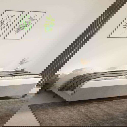  Za krevet svjetlosivi 200 x 200 cm bar&amp;scaron;unasti Slike