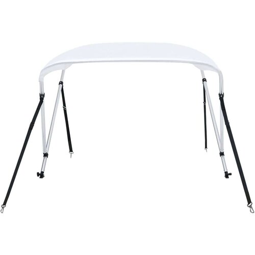 VidaXL tenda bimini s 2 luka bijela 180 x 150 x 110 cm Slike