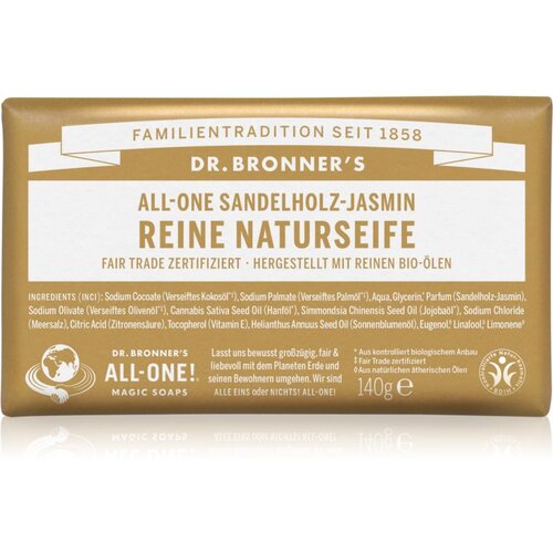 DR. BRONNER&amp;#039;S Sandalwood &amp;amp; Jasmine sapun 140 g Slike
