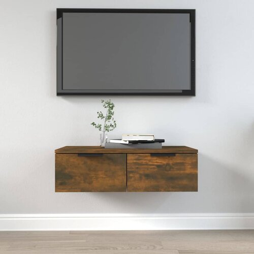 Furnova Stenska omarica dimljeni hrast 68x30x20 cm inženirski les, (21950076) Cene