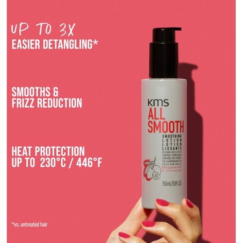 KMS All Smooth Smoothing Lotion losjon za glajenje proti krepastim lasem 150 ml Slike