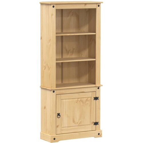 Maison Chic Visoka omara - Komoda - Predalnik Corona bela 74x38x170 cm trdna borovina, (21721844) Slike