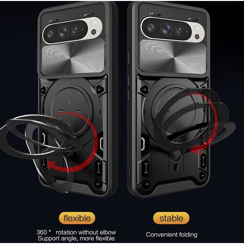 Techsuit CamGuard Pro za&amp;scaron;titna maska za Google Pixel 9 / 9 Pro - crna Slike