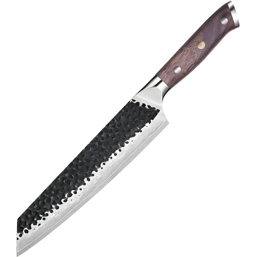 IZMAEL Damaskast kuhinjski nož TE-37526 - Kiritsuke / Rjava Slike