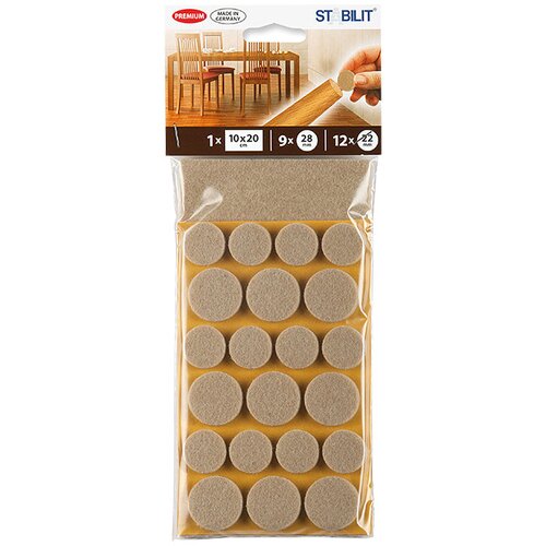 STABILIT podložna pločica od filca (22 -dij., Lijepljenje, Natur) Cijene