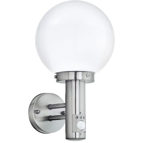 Eglo nisia spoljna zidna lampa/1, e27, senzor, inox/saten Slike