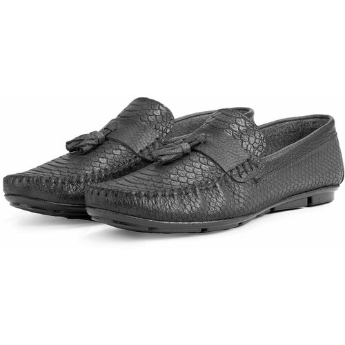 Ducavelli Array Genuine Leather Men's Casual Shoes, Rog Loafers Slike