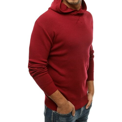 DStreet Muški džemper WX1468 tamnocrvena | crna Slike