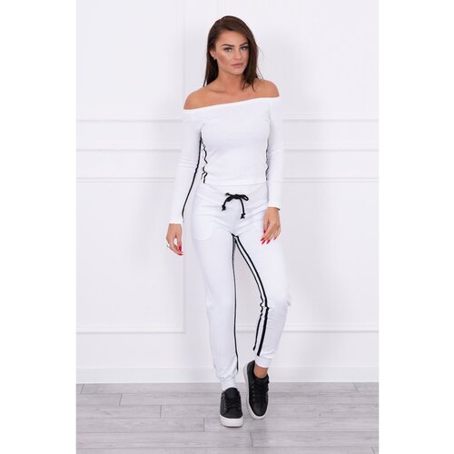 Kesi Set with a double stripe white Cijene