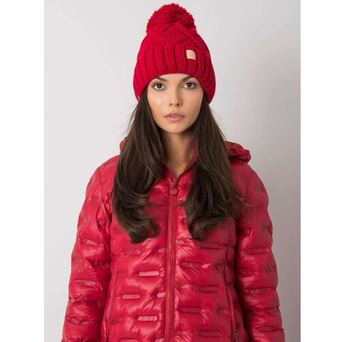 Fashion Hunters Red insulated winter hat Slike