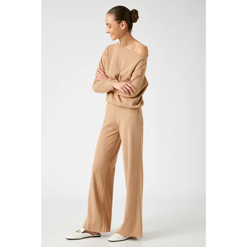 Koton Women's Camel Hair Jeans