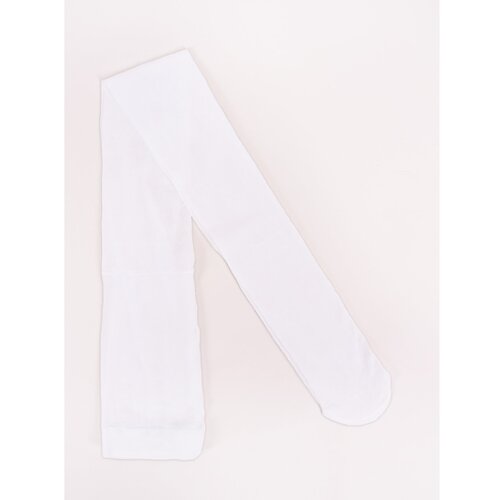 Yoclub Kids&amp;#039;s Girl Plain Microfibre Opaque Openwork Pantyhose 30 Den RA-12/GIR/01/BIA Slike