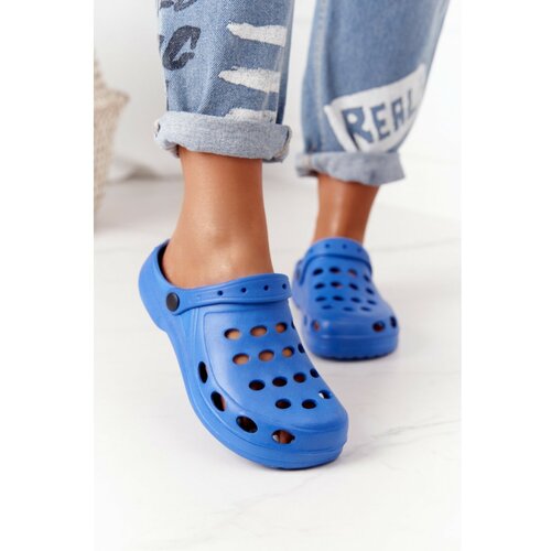 Kesi Women's Slides Foam Blue Crocs EVA Cene