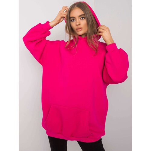Fashion Hunters Fuchsia hooded sweatshirt Slike