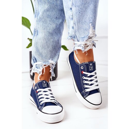 Kesi Women's Classic Sneakers Navy Blue Ecoma Cijene