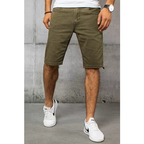 DStreet Men's khaki denim shorts SX1427 Slike