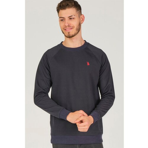 Dewberry V4003 REGLAN ARM MEN'S SWEATSHIRT-LACİVERT Cene