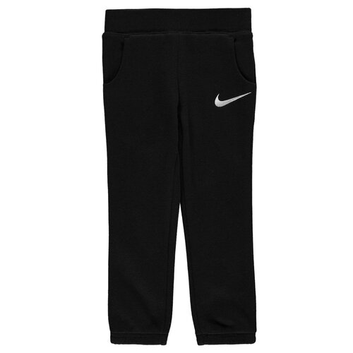 Nike Swoosh flis hlače za bebe crne boje Slike