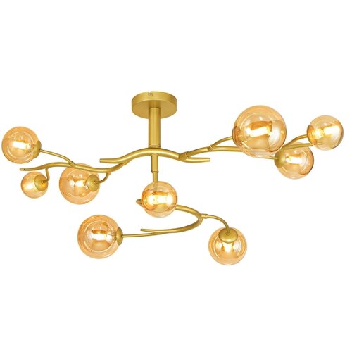 Brilagi - LED plafonski luster MISTEL 9xG9/3W/230V zlatni Slike