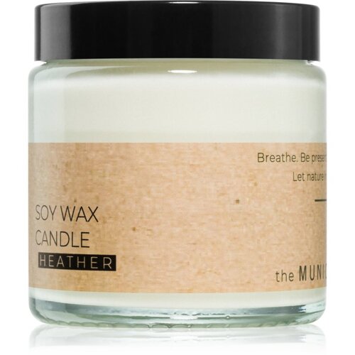 The Munio Heather dišeča sveča z lesenim stenjem 100 ml Cene
