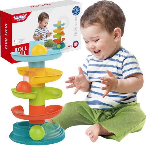 Woopie Baby spiralna staza s 3 loptice, 6m+ Slike