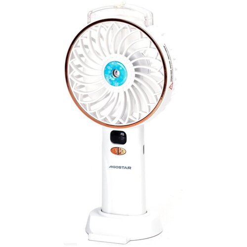 Aigostar Punjivi džepni ventilator 5W/5V 2400mAh USB bela Cene
