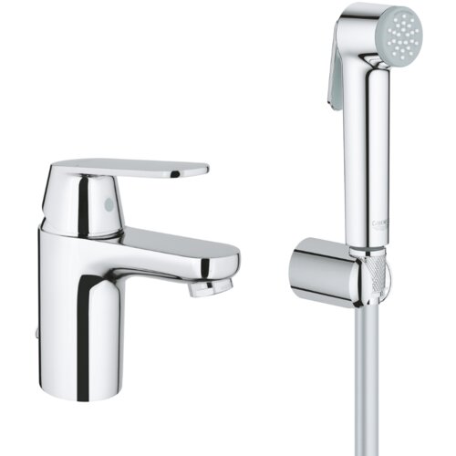 Grohe enoročna armatura za umivalnik z dvižno verigo + tuš ročka Eurosmart Cosmopolitan (23125000) Cene