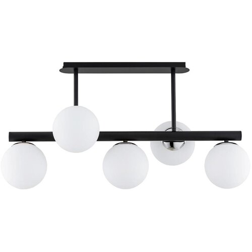  Luster na šipci TUKANE 5xE14/10W/230V crni Cene