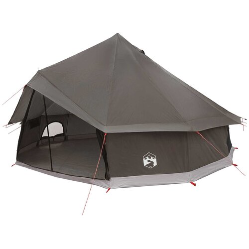 vidaXL Tipi &scaron;otor Rjava siva 500 x 500 x 300 cm Poliester in jeklo, (5000309579) Cene