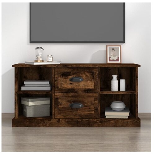  TV ormarić boja hrasta 99 5 x 35 5 x 48 cm konstruirano drvo Cene