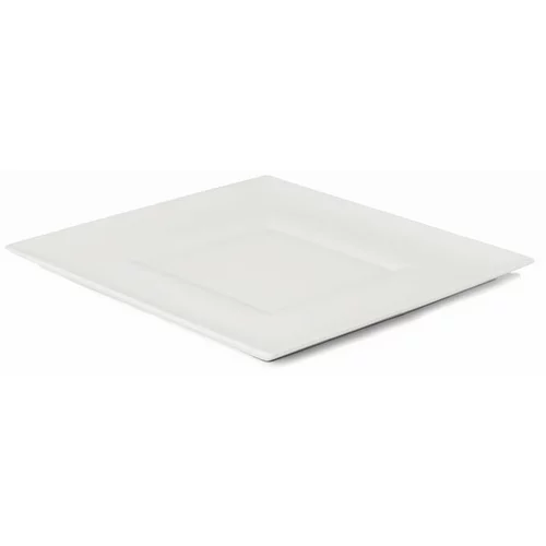 Le Coq kvadraten krožnik Talia 36x36cm, bel, porcelan