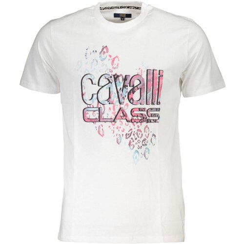 Cavalli Class T-SHIRT SHORT SLEEVE MAN WHITE Cene