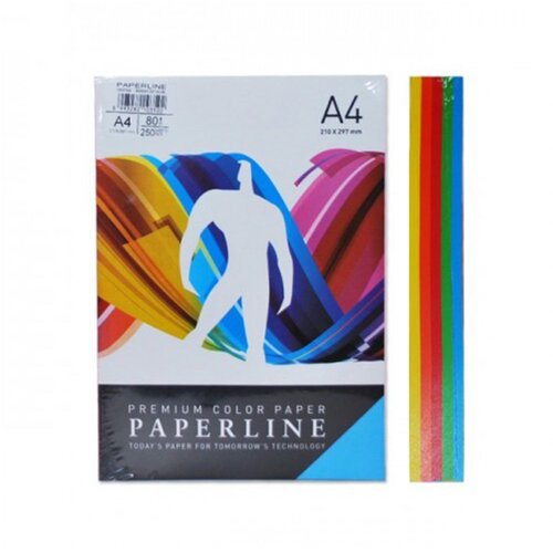 Fotokopir Fotokopirni papir Paperline 80 gm - A4, neon mix Cene