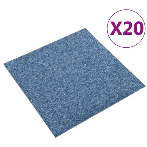  Talna obloga preproga 20 kosov 5 m² 50x50 cm modra