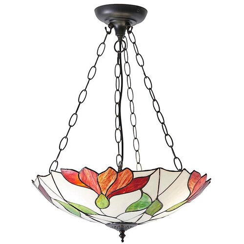  Endon 70946 - Luster na lancu Tiffany BOTANICA 3xE27/60W/230V prečnik 45 cm Cene