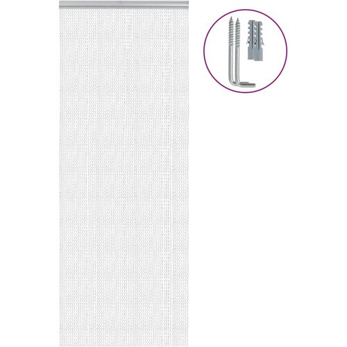 vidaXL Lančani zastor za zaštitu od muha 80 x 221 cm aluminijski Cijene