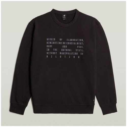 G-star Raw TEXT GRAPHIC R SW Crna Slike