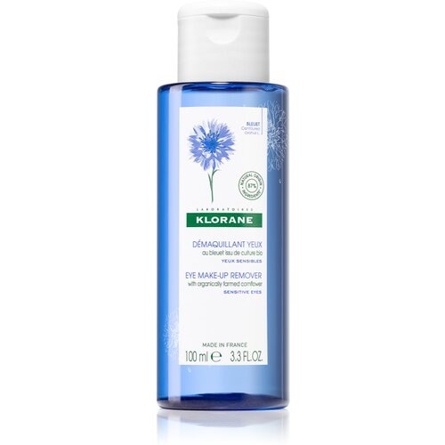Klorane Cornflower nježno sredstvo za uklanjanje make-upa oko očiju za osjetljive oči 100 ml Slike