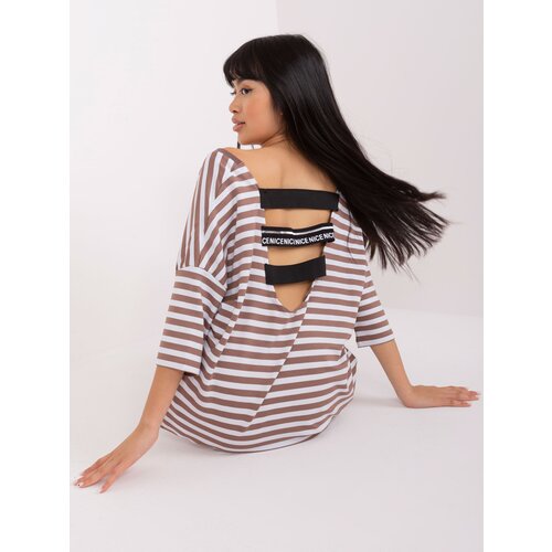 Lily Rose Tunic-EM-TU-890.13-white-brown Cijene
