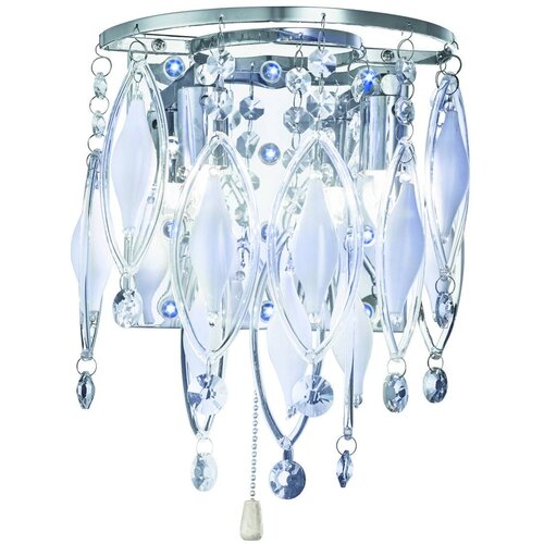 Searchlight Spindle LED notranja steklena stenska svetilka z 2 lučema, kromirana, G9, (22100586) Cene